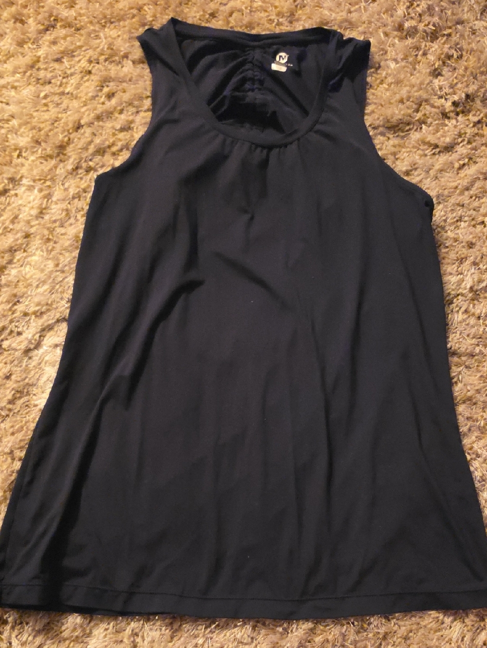Merrell Black Scoop-Neck Tank Top